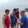 NAJWIĘKSZY SPORTOWY SUKCES W HISTORII SZKOŁY.  PLAŻOWI SIATKARZE PCKZIU W PUCKU MISTRZAMI WOJEWÓDZTWA POMORSKIEGO