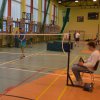 Srebro na I Powiatowych Mistrzostwach Nauczycieli w badmintonie
