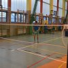 Srebro na I Powiatowych Mistrzostwach Nauczycieli w badmintonie