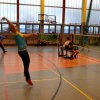Srebro na I Powiatowych Mistrzostwach Nauczycieli w badmintonie