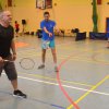 Srebro na I Powiatowych Mistrzostwach Nauczycieli w badmintonie