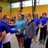 Srebro na I Powiatowych Mistrzostwach Nauczycieli w badmintonie