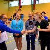 Srebro na I Powiatowych Mistrzostwach Nauczycieli w badmintonie