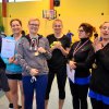 Srebro na I Powiatowych Mistrzostwach Nauczycieli w badmintonie