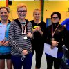 Srebro na I Powiatowych Mistrzostwach Nauczycieli w badmintonie