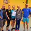 Srebro na I Powiatowych Mistrzostwach Nauczycieli w badmintonie